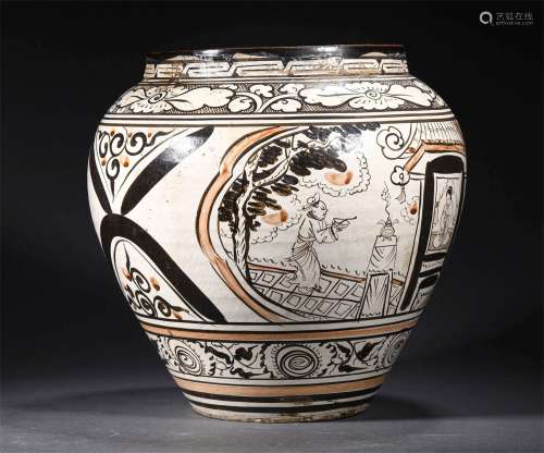 A SONG DYNASTY CIZHOU KILN BIG JAR