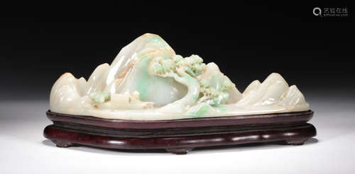 JADEITE CARVED SCHOLAR ROCK