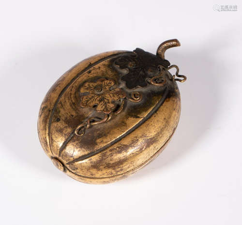 GILT BRONZE CAST BOX