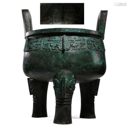 ANCIENT CHINESE BRONZE DING