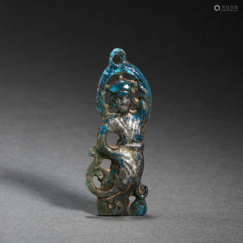 HAN DYNASTY, CHINESE GLASS MADE DANCER