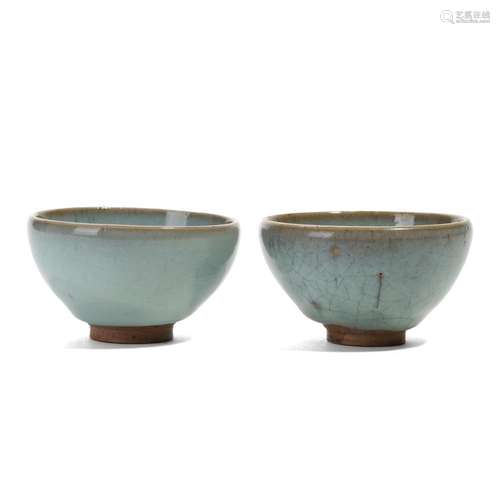 A PAIR OF 'JUN' CUPS