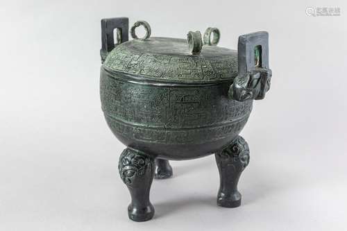 Chinese bronze pot