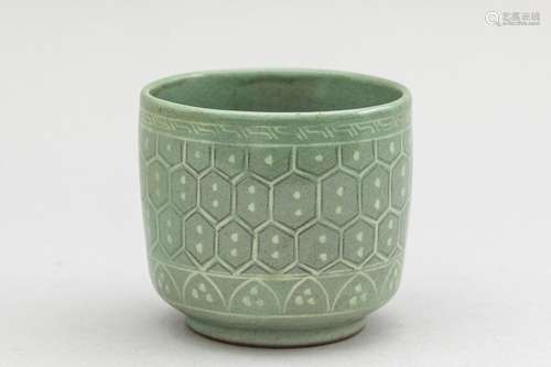 Chinese celadon baker