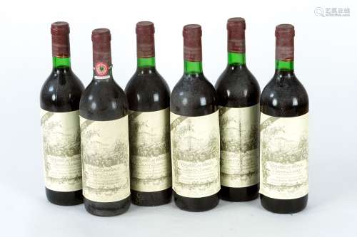 Six bottles of Chianti