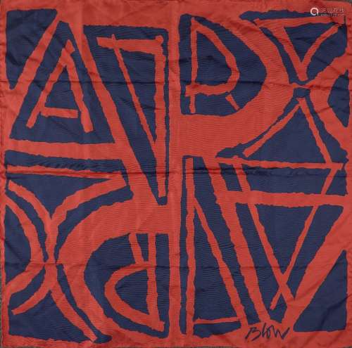 Sandra Blow RA, British 1925-2006- Royal Academy Silk Scarf;...