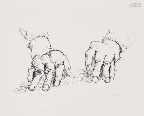 Henry Moore OM CH FBA, British 1898-1986- Hands of Dorothy C...