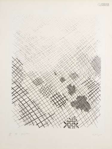 William Tillyer, British b.1938- Garden, 1974; etching in wo...