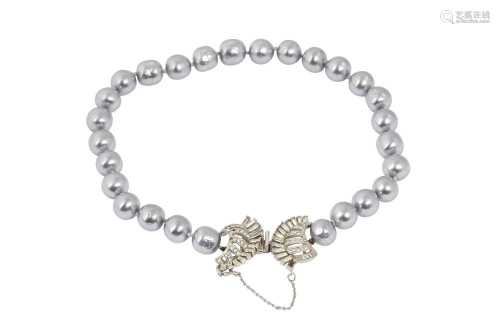 Christian Dior by Mitchel Maer Pearl Choker Necklace