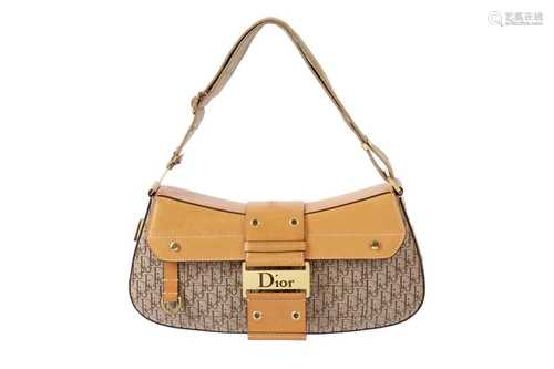 Christian Dior Beige Monogram Street Chic Columbus Bag