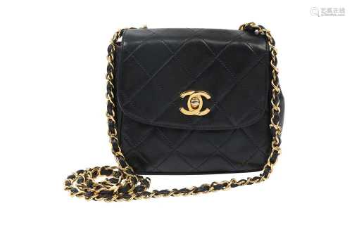 Chanel Navy Blue Mini Flap Crossbody Bag