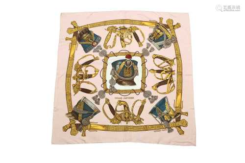 Hermes 'Grand Uniforme' Silk Scarf