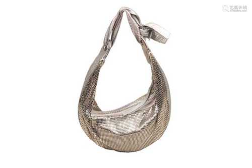 Chloe Silver Chain Mesh Mini Hobo Bag