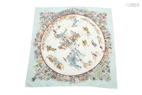 Hermes 'Cirque Molier' Silk Scarf