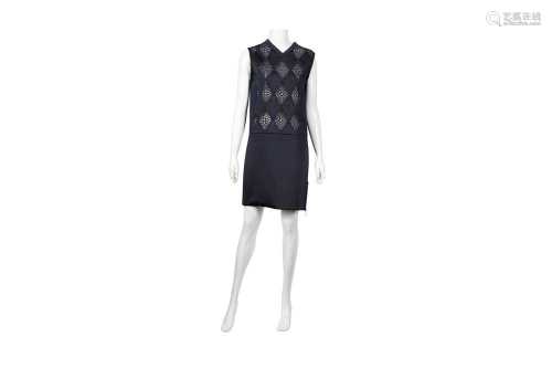 Louis Vuitton Navy Shift Dress - Size M
