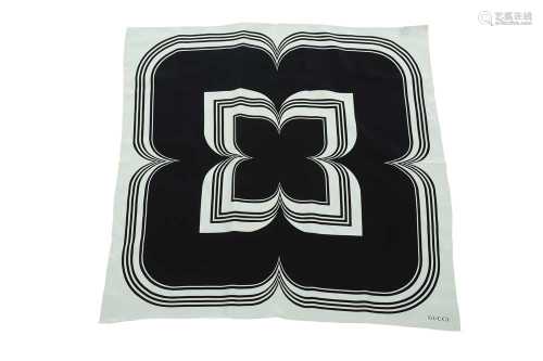 Gucci Monochrome Silk Scarf