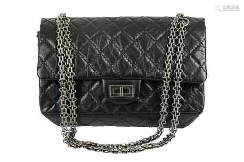 Chanel Black 2.55 Reissue Double Flap Bag