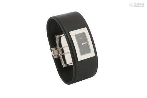 Gucci Black Cuff Bracelet Watch