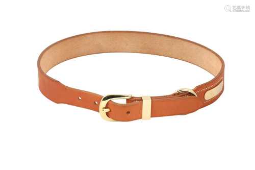 Hermes Vache Naturelle Belt - Size 70