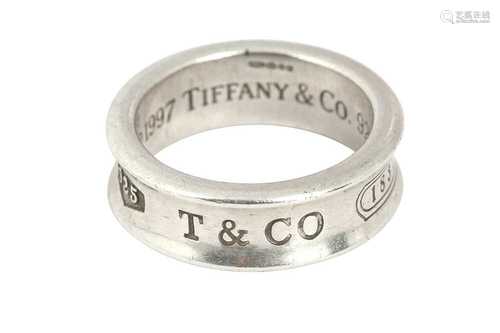 Tiffany & Co. Silver Bevelled Ring