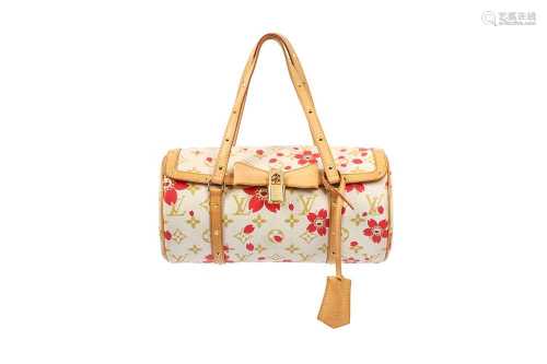 Louis Vuitton Red Cherry Blossom Monogram Papillon