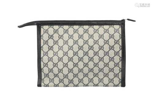 Gucci Beige Monogram Toiletry Pouch