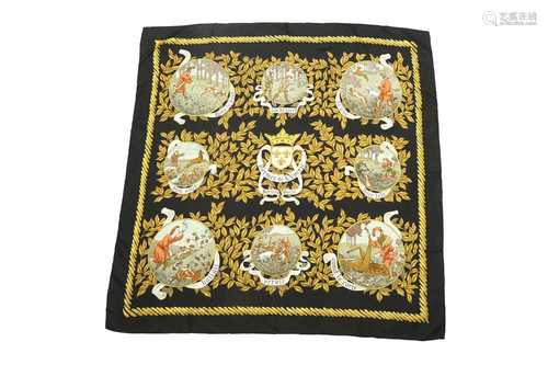 Hermes 'Termes de Venerie' Silk Scarf