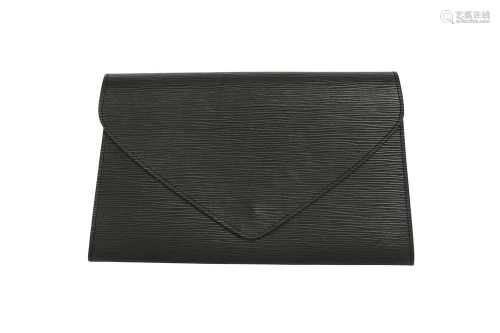 Louis Vuitton Black Epi Arts-Deco Clutch