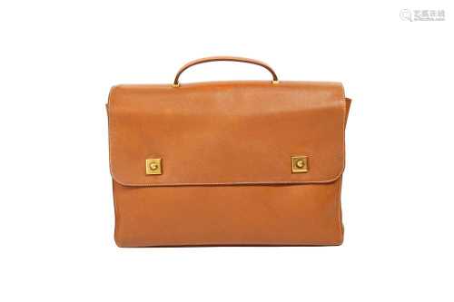 Hermes Gold Veau Greine Danube Briefcase