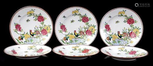 6 porcelain dishes