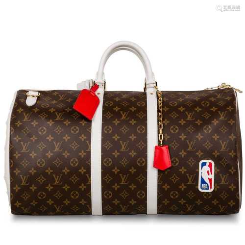 Louis Vuitton Monogram LV x NBA Keepall 50