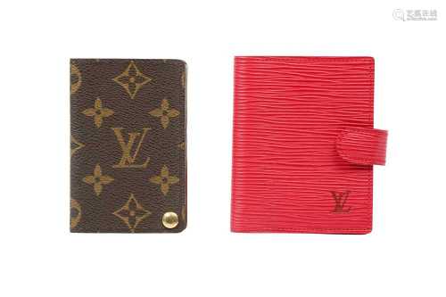 Louis Vuitton Monogram And Red Epi Small Leather Goods