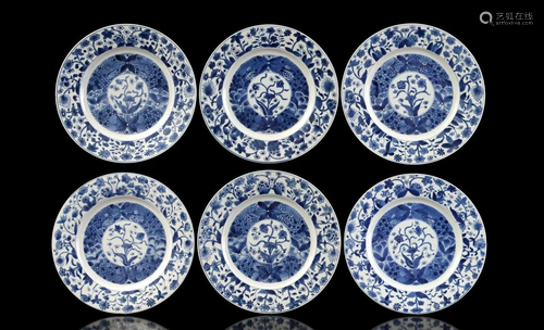 6 porcelain dishes