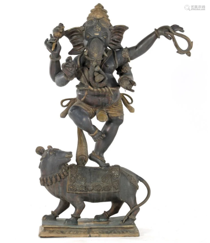 Bronze statue of Ganesha
