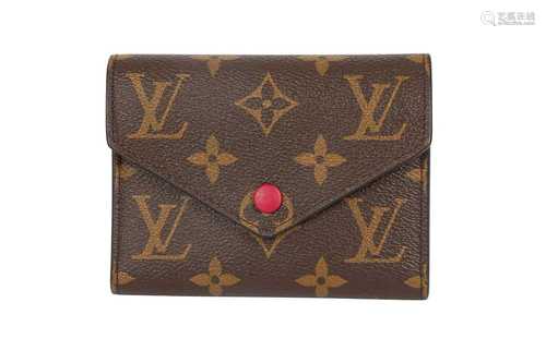 Louis Vuitton Fuchsia Monogram Victorine Wallet