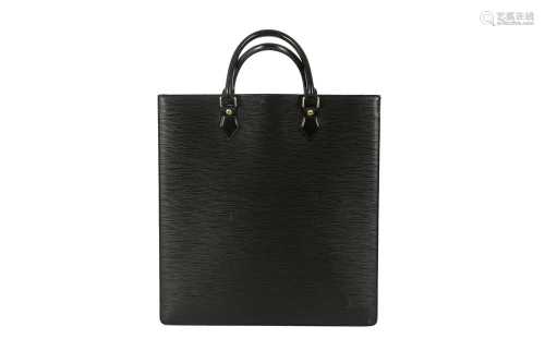 Louis Vuitton Black Epi Sac Plat