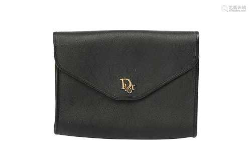 Christian Dior Black Logo Chain Shoulder Bag