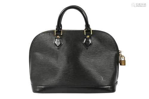 Louis Vuitton Black Epi Alma MM