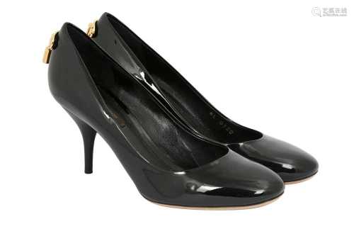 Louis Vuitton Black Oh Really Heeled Pump - Size 37