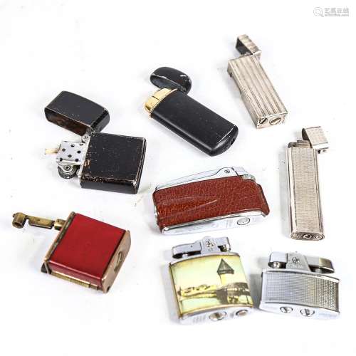 A group of Vintage lighters