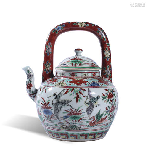 Ming Dynasty Wanli colorful teapot