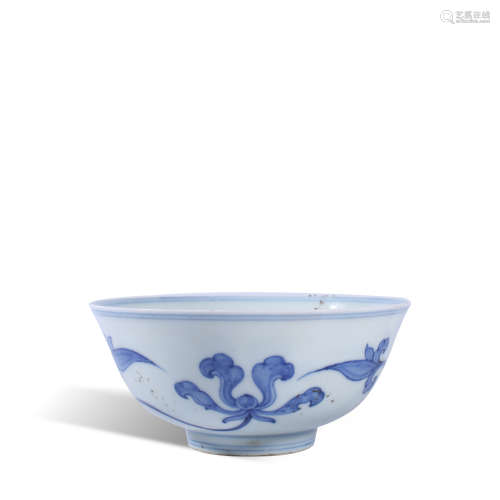 Chenghua blue and white bowl in Ming Dynasty