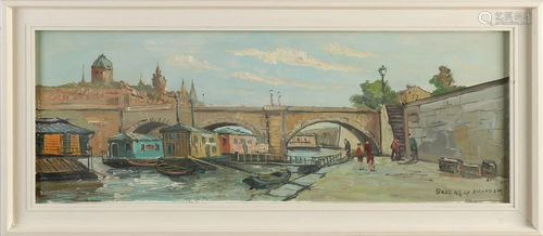 Unclearly signed. 20th century. Holland School. Bridge