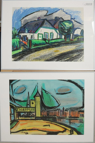 Two works by Roelf Jansema. Groningen, 1930 - 1996.