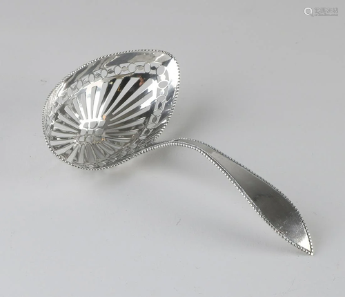 Antique silver scatter spoon, 833/000, Empire, with a