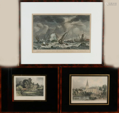 Three times different. Consisting of two lithographs,