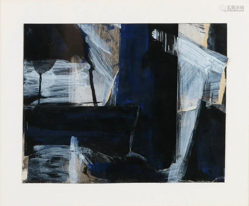 Henk Lassche, 1987. 1948 - . After the rain. Gouache on