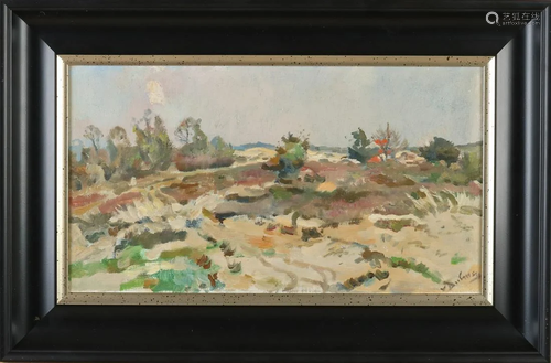 van Dulmen Krumpelman. 1887 - 1987. Heath or dune view.