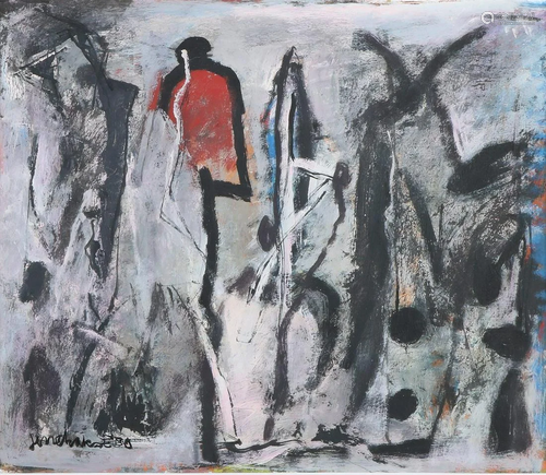 Jerre Hakse, 1980. 1937. Resurrection. Gouache on