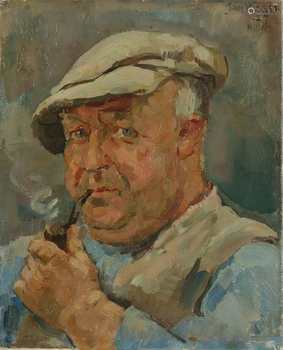 Jan Visser. 1927 Rotterdam. 1879 - 1961. Portrait of a